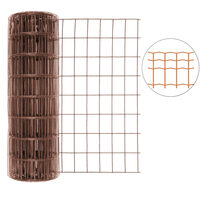 Metināts sieta žogs 75x100/2.2 (25m) Brūns