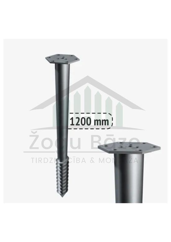 M Tipa skrūvpālis M1200/68
