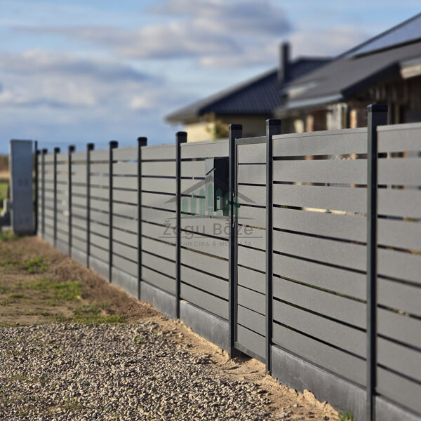 Objekts Talsos (Arsmetal posmi, bīdāmie vārti, gājēju vārti)